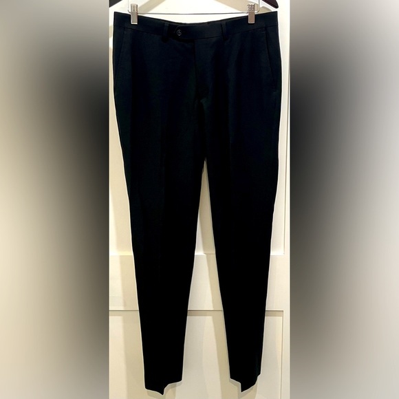 1670 Men's Black Pants pleated - Picture 1 of 16